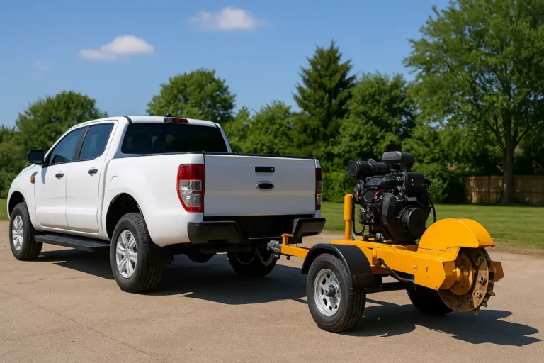 Tow-Behind Stump Grinder